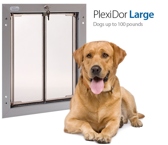 Large PlexiDor Door Mount Pet Door