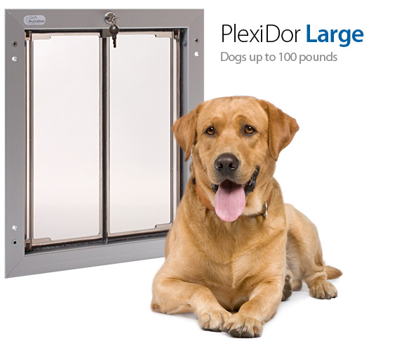 Large PlexiDor Door Mount Pet Door Image