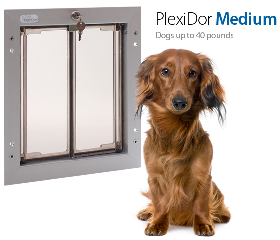 Medium PlexiDor Door Mount Pet Door Image