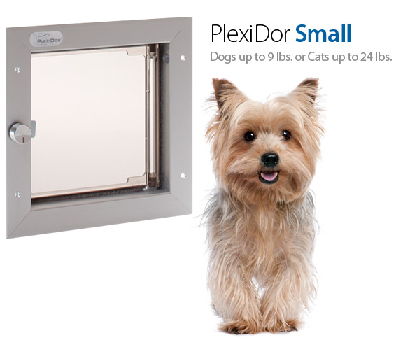 Small PlexiDor Wall Mount Pet Door Image